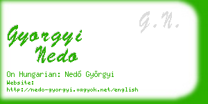 gyorgyi nedo business card